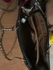 Bebe- Black And White Tote Bag