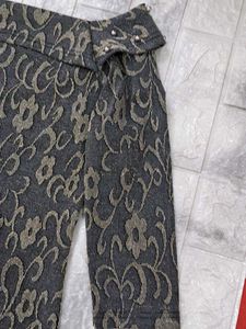 Off Shoulder Black Golden Top