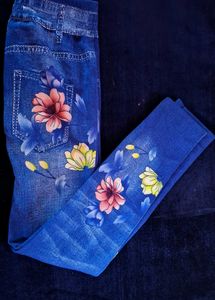 Floral Print Jeggings