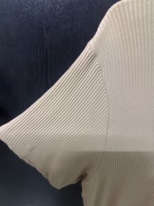 Ribbed Mock Neck Top