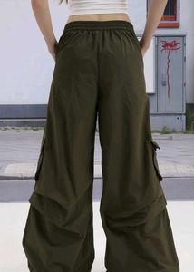 Combo: Y2K Baggy Fit Women Cargo In Brown &amp; Solid