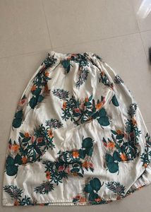 Floral Print Ethnic Skirt