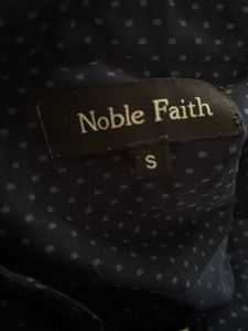 Noble Faith Chic Navy Blue Dress