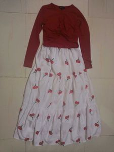 Skirt And Top Corset