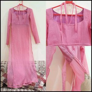 Long Pink Stylish Kurta💕