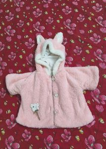 Cute Pink Baby Jacket with Ears