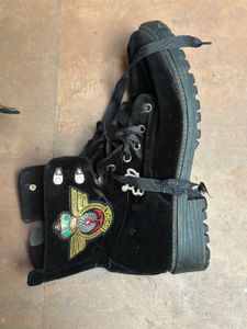 Truffle Collection Black Derby Boots 39 Euro