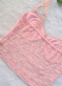 Urbanic Y2k Bustier Sheer Top
