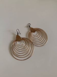 Gold Tone Hoop Earrings