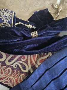 Festive Kids Gold &amp; Navy Indian Outfit