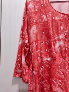 Stretchy Pink Kurti