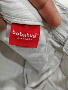 3-4 Year Old Kids White Jeans