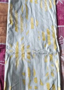 Mint Green Striped &amp; Floral Salwar Kameez