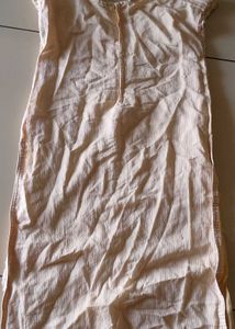 tan colour kurthi set