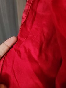 Red Partywear Kurti