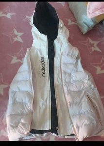 Kappa Puffer Jacket For Women,white
