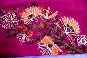 Kashmiri Dress Material With Embroidery