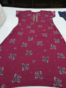 Two Floral Print Nightgowns (Combo)