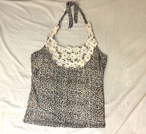 Beautiful Leopard Print Halter Top