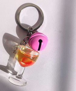Japanese Bell Strawberry Shaker Keychain