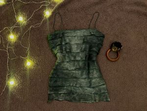 y2k fitted mermaid top