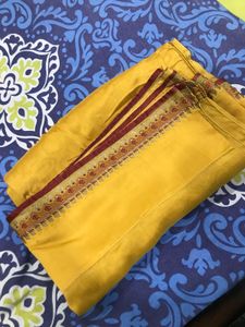Mustard Saree