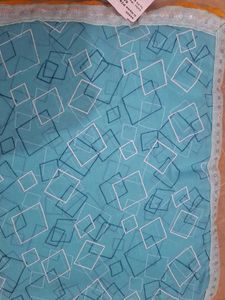 Stylish Blue Printed Saree