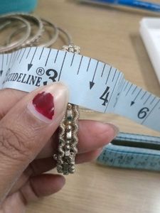 Silver Tone Bangle Set