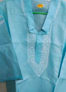 Traditional Bangali Kurta Chikenkari