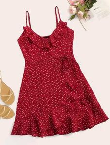 Fabrange heart print mini cami dress