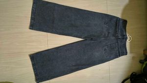Wide Leg Black Jeans