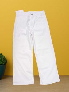 🥰M@74 Size-32 White Flare Jeans