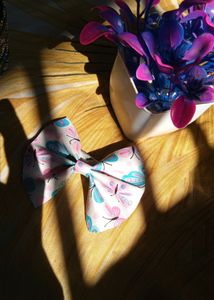 Cute Bow Clip And Earings Combo