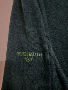 (Glenmuir) Green V-Neck Sweater