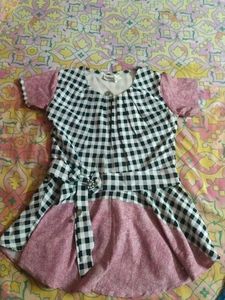 Girls Checked Top