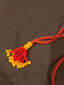 Beaded Long Chain With Single Bangle