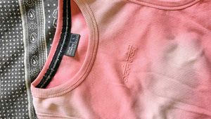 Pink Tie-Dye Crop Tank Top