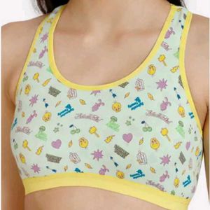 Looney Tunes Print Sports Bra