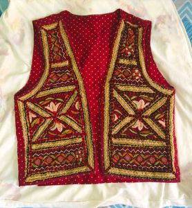 Gujrati Embroidery Vest jacket