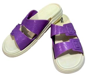 Women’s Stylish Double-Strap Buckle Slide-Sandal