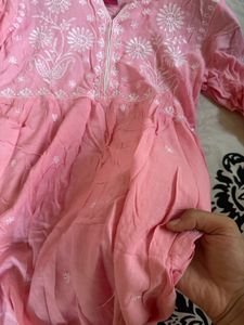 chikankari kurti Affordable 🤍, Very Comfortable