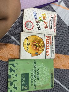 3 Maths Books