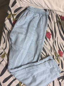 Light Blue Kurti with Pink Detail