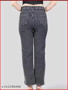 Trendy Grey Cargo Jeans