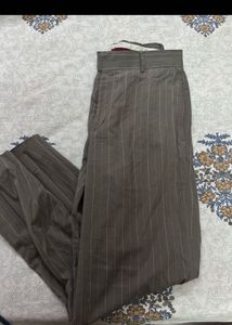 Will&#39;s Grey Striped Trousers