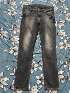 Flying Machine Men Grey Comfort Slim Fit Low-RiseM