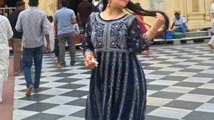 ब्लू चिकन करी कुर्ती ओनली वन टाइम वेयर