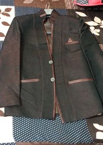 Brown Coat Pant