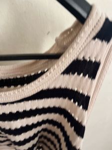 Striped Cropped Tank Top