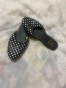 Polka Dot Mules